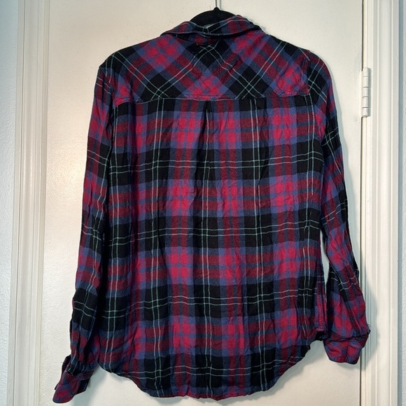 Pink and Black Rails Lightweight Fall Flannel Size Medium - Picture 6 of 6